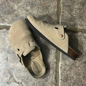 Tan Suede Women's Loafers